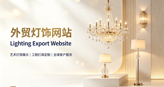 外贸灯饰独立站定制搭建实战案例｜choice视讯平台出口企业双语网站建设制作全流程解析