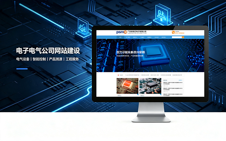 choice视讯平台电子电气公司网站建设_电器元器件企业官网设计制作